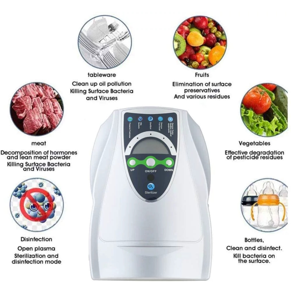 Home Ozone Generator N1668 - Active Oxygen Food Purifier for Fruits and Vegetables