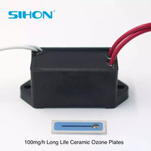 Load image into Gallery viewer, 100-500mg/h Ceramic Ozone Plate with Power Unit Ozone Generator Kit
