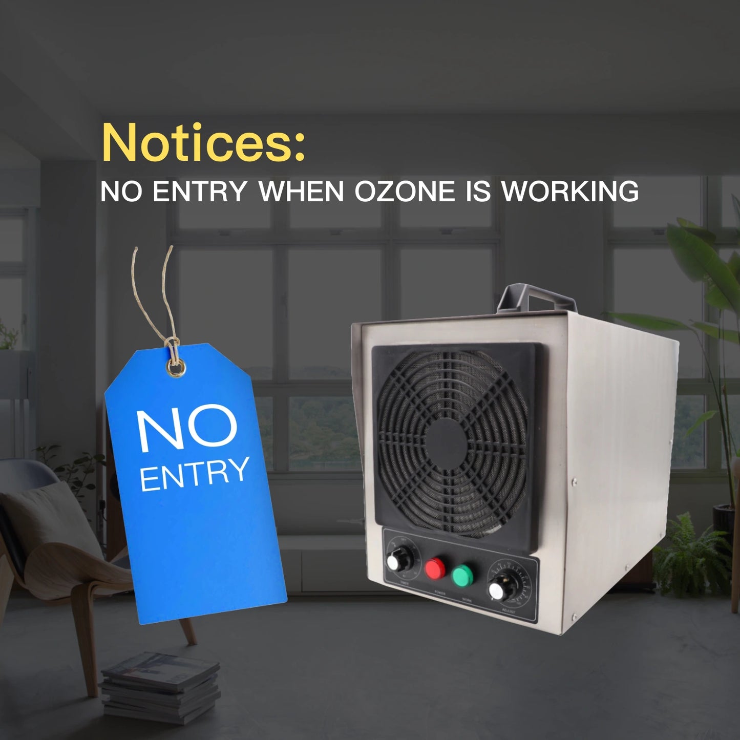 30g/h Portable Commercial Ozone Air Disinfection Machine