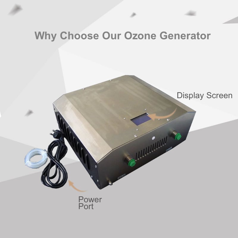 Ozone Water Generator with PSA Oxygen Generator for Fruits and Vegetables Cleaning and Disinfection, Ozone Fruits and Vegetable Sanitizer