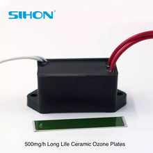 Load image into Gallery viewer, 100-500mg/h Ceramic Ozone Plate with Power Unit Ozone Generator Kit
