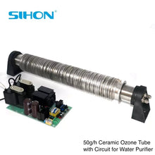 Load image into Gallery viewer, 10-50g/h Water-Cooled Quartz Ozone Tube with Ozone Power Unit
