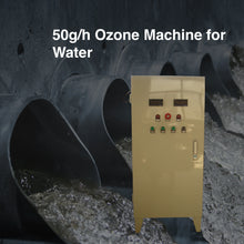 Load image into Gallery viewer, 50-100g/h White Ozone Generator Machine with Built-in Oxygen Generation Unit
