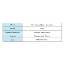 Load image into Gallery viewer, Wall-Mounted Air Conditioner Style Ozone Generator Machine for Space Disinfection
